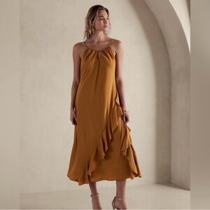 Elegant Mustard Yellow Dress